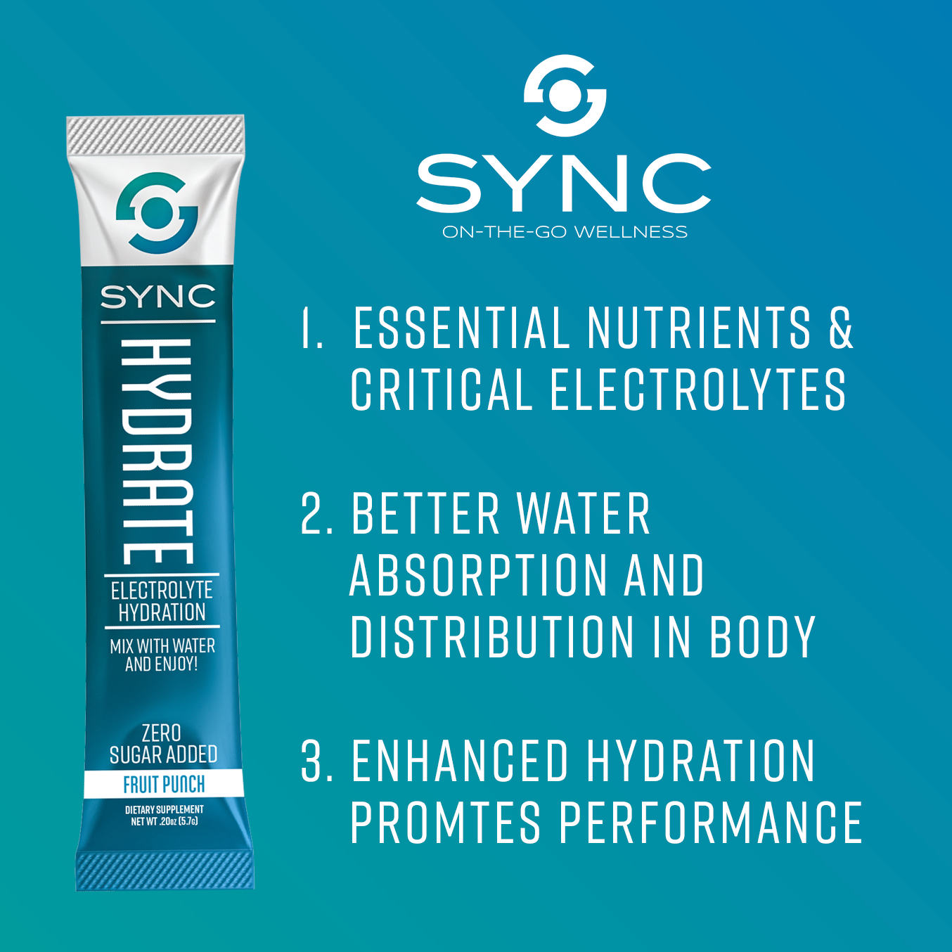 
                  
                    SYNC Hydrate - 15 Pack
                  
                